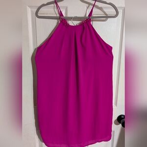 Lucy Love Women's Pink Sleeveless Mini‎ Dress 0089